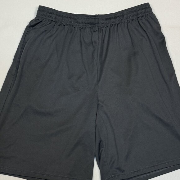 Energy Zone Mens Dark Gray Athletic Shorts Elastic Waistband Pockets Size Large - Picture 2 of 10